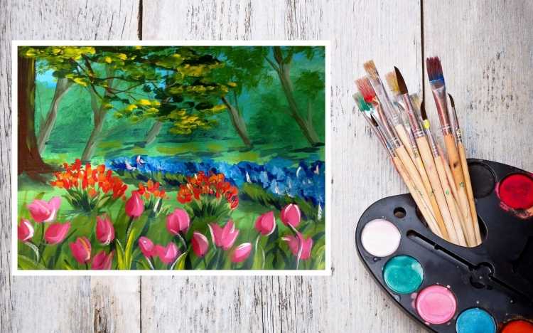 Уроки рисования гуашью