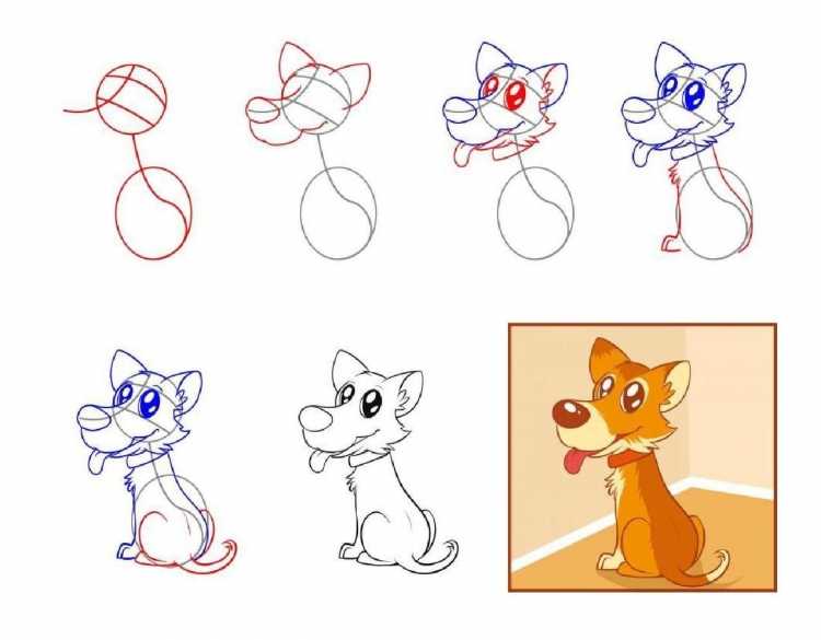 Поэтапное рисование карандашом