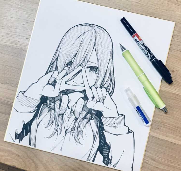 Детские рисунки аниме