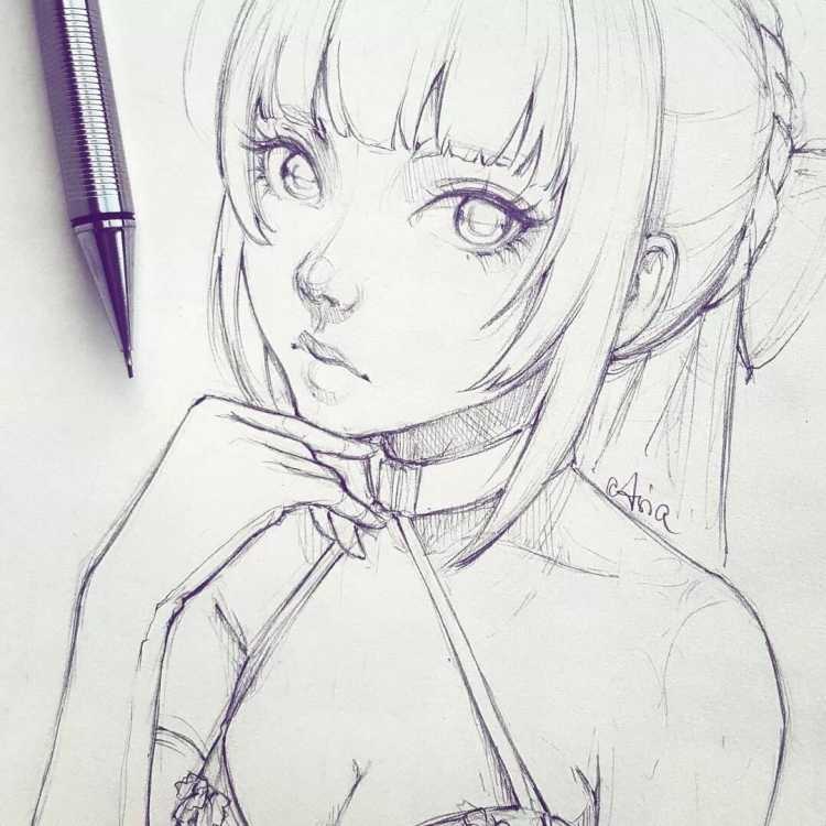 Аниме рисовка