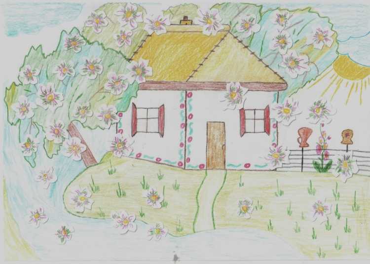 Рисунок казачки