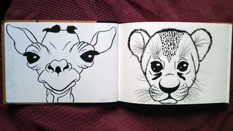 Рисунки для скетчбука легкие