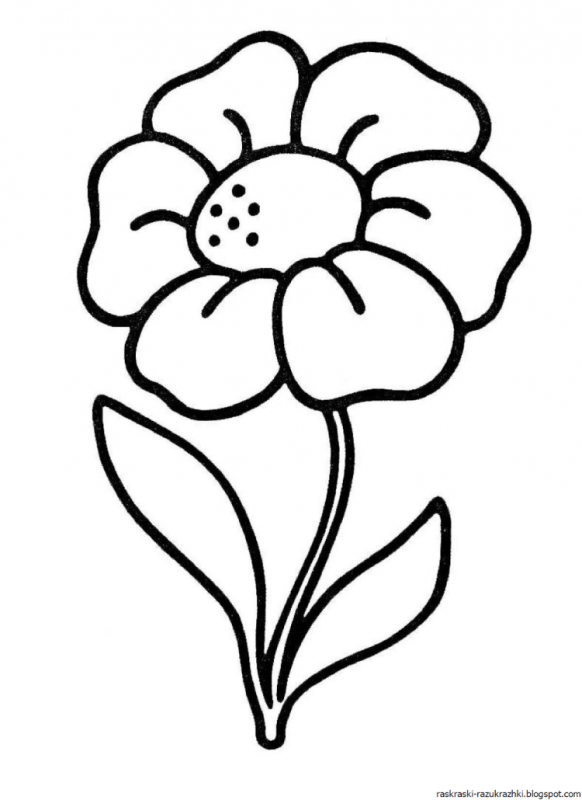 Трафарет пионы для рисования