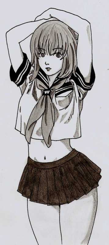 Аниме рисунки карандашом