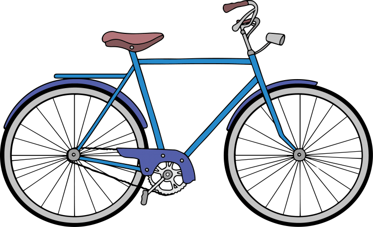 Велосипед на прозрачном фоне