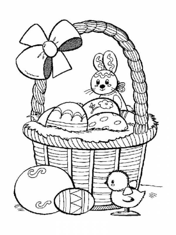 Раскраска Пасха