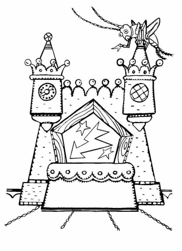 Кот Базилио раскраска