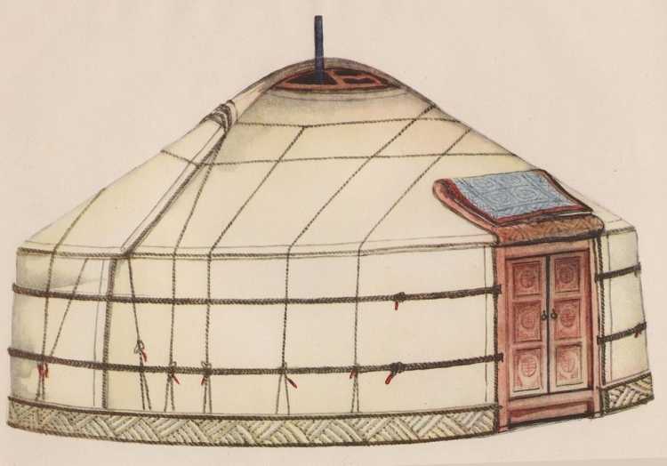 Рисование юрта