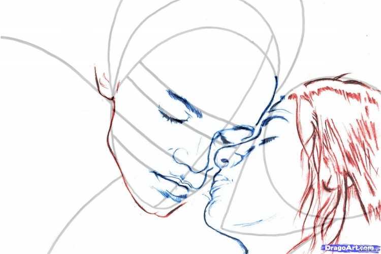 Рисунки карандашом для срисовки про любовь