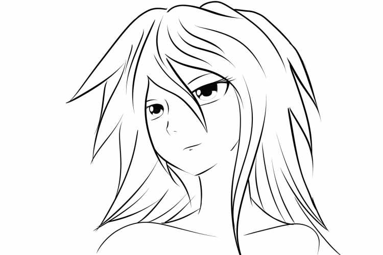 Аниме рисунки легкие