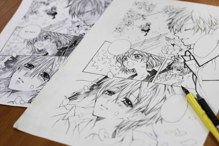 Манга на японском