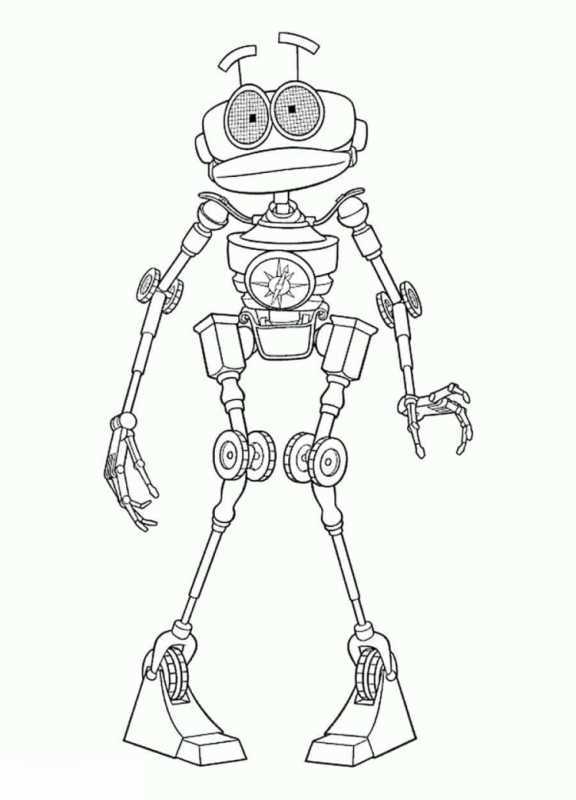 Раскраски. Роботы