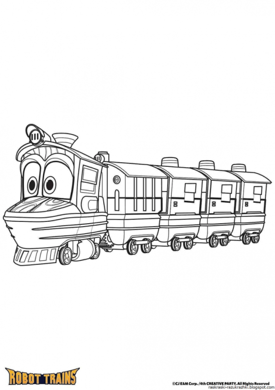 Раскраски для детей паровозик Томас