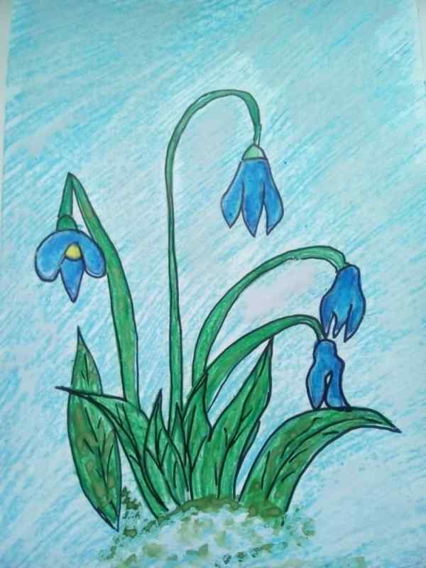 Стилизованный Подснежник