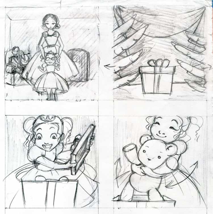 Раскадровки мультфильмов