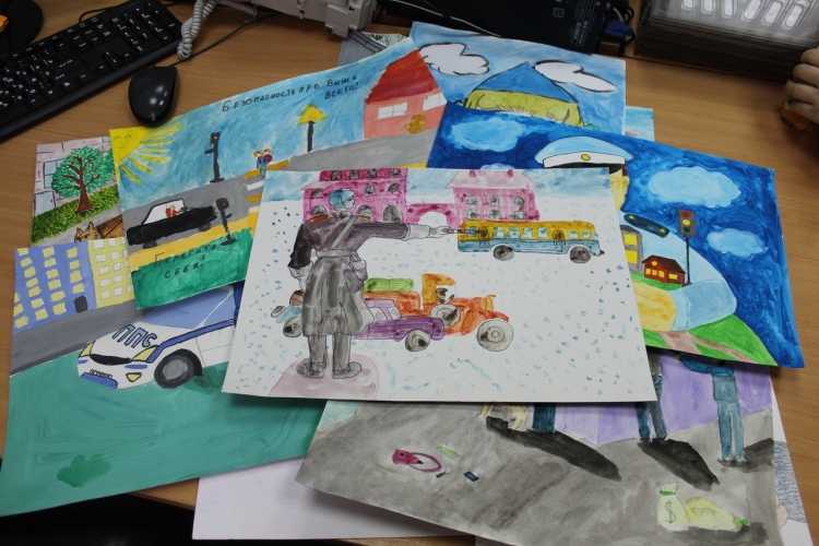 Полиция глазами детей плакат