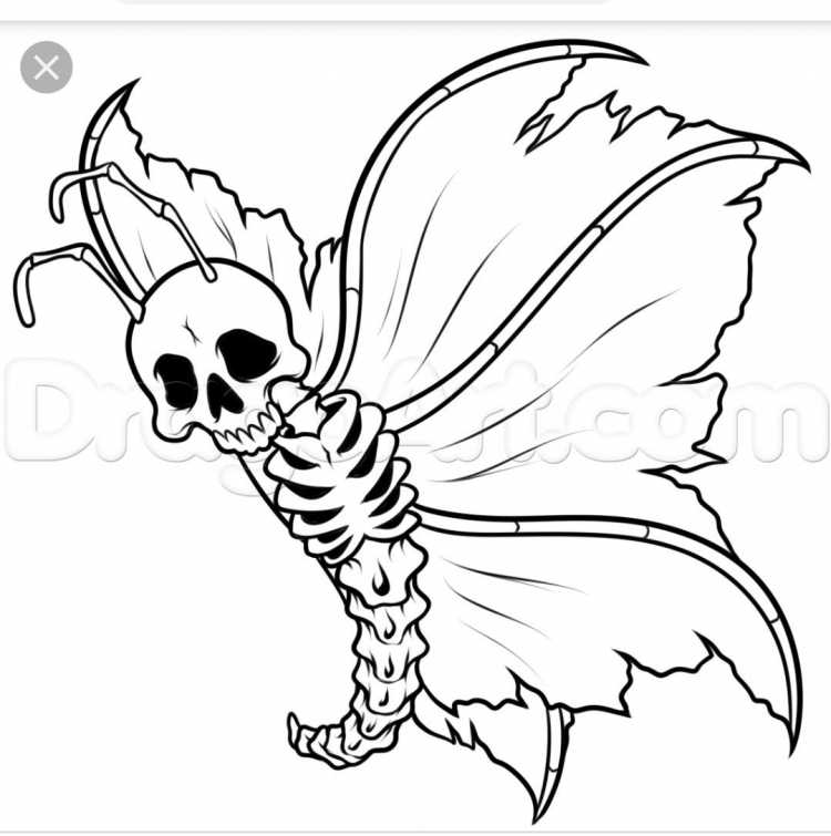 Стилизованный скелет