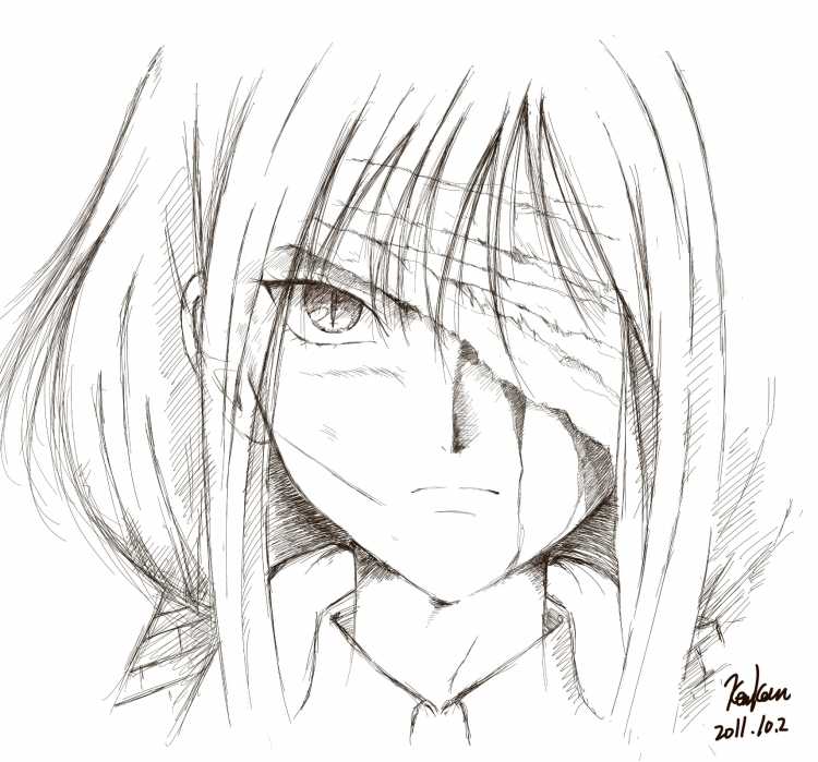 Грустные аниме рисунки карандашом