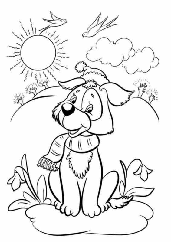 Раскраски на восьмое марта