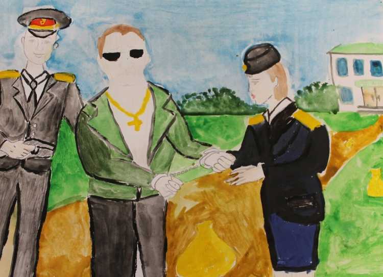 Конкурс рисунков ко МВД