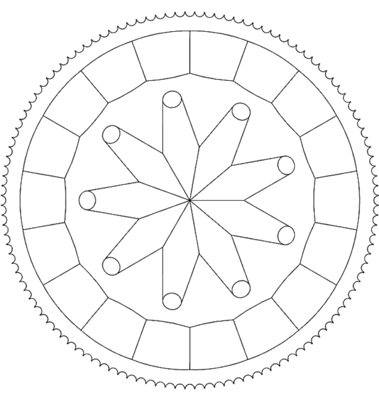 Пунктир для рисования мандал