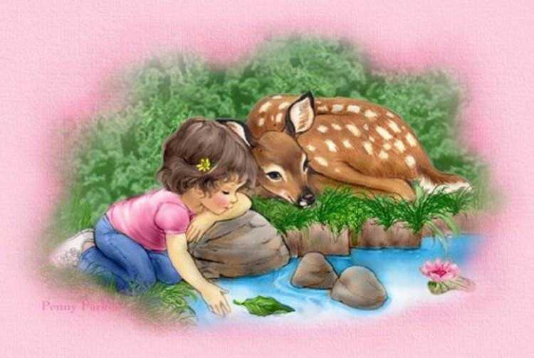 Рисунок на тему любовь к животным