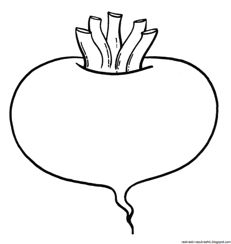 Мышка и Репка для разукрашивания для малышей