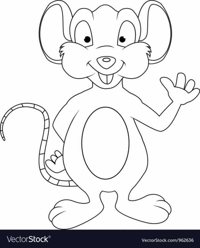 Мышонок пик раскраска