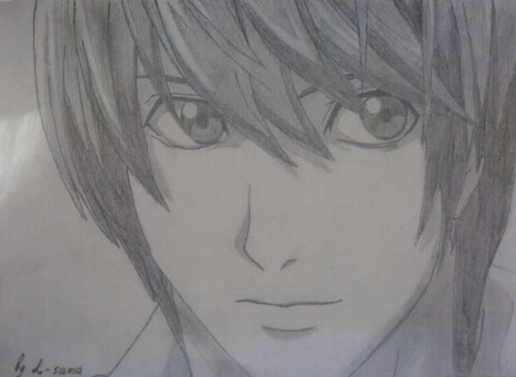 Рисунки карандашом аниме парни