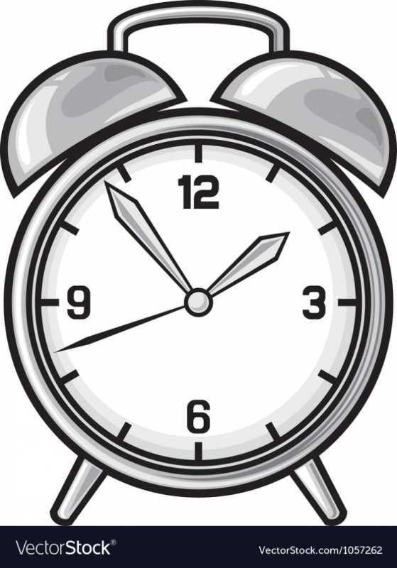 Будильник раскраска для детей