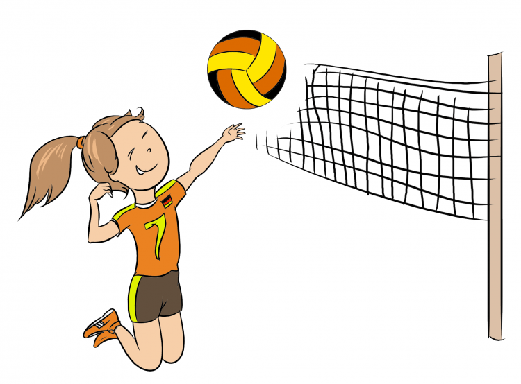 Волейбол рисунок карандашом