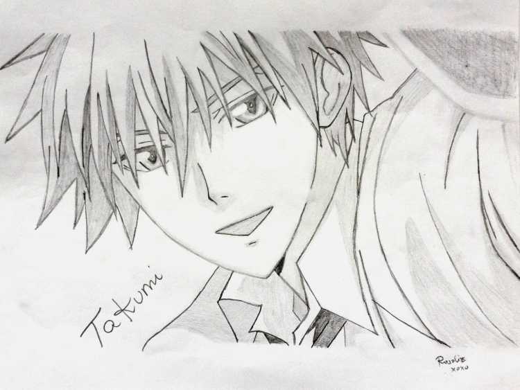 Усуи Такуми нарисовать