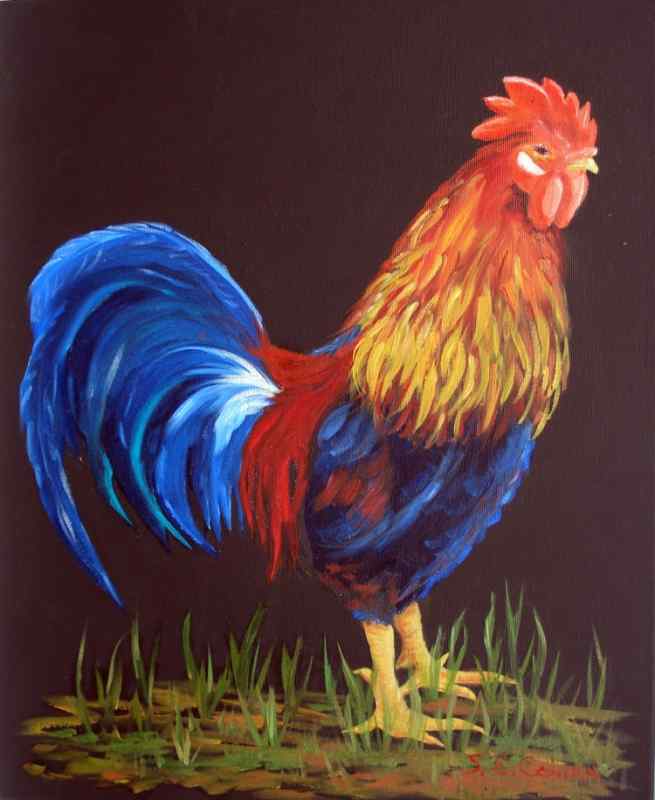 Портрет петуха