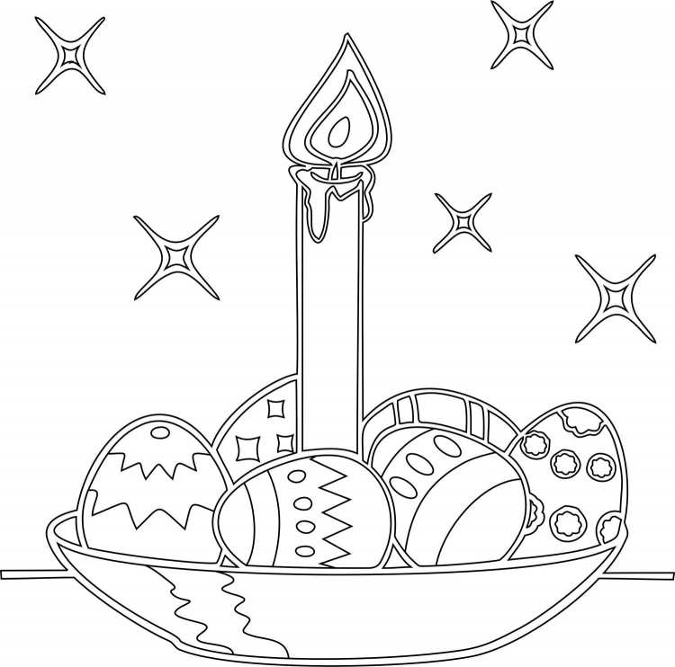 Раскраска пасхальные цыплята и зайцы