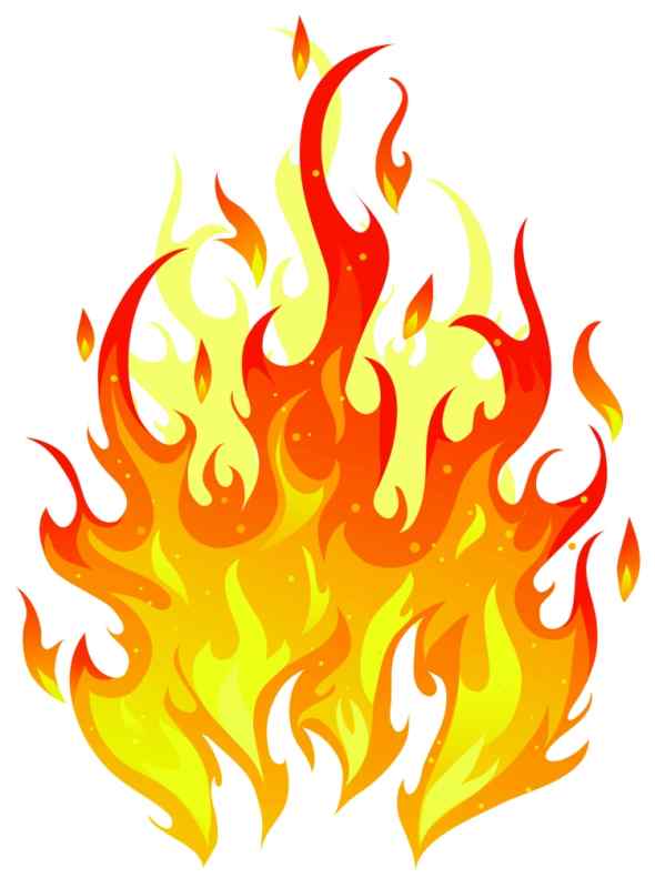 Огонь рисунок на прозрачном фоне