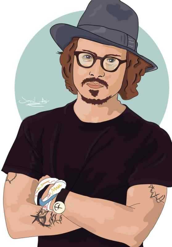 Джонни Депп арт