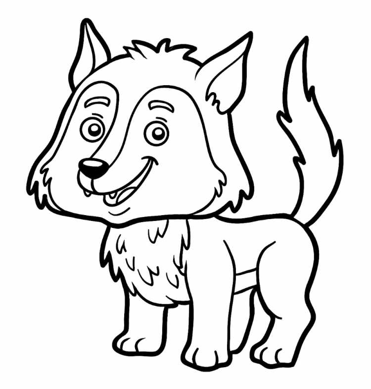 Раскраски волки Джена