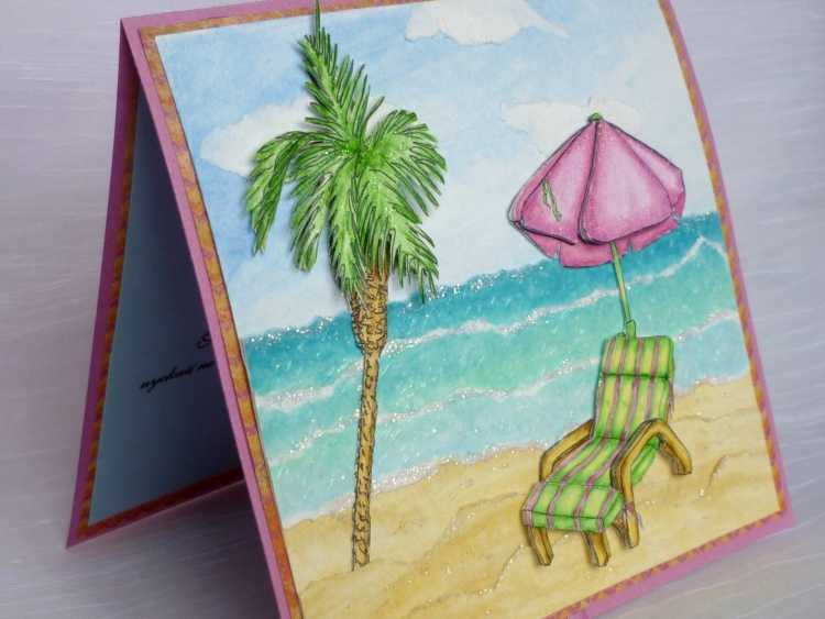 Простые рисунки на тему лето