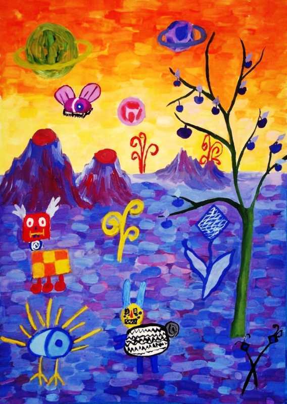 Фантазия рисунок для детей