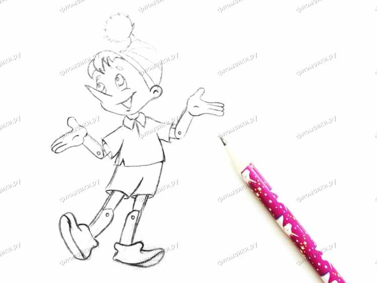 Очаг из Буратино раскраска