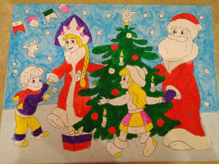 Рисунки на новый год