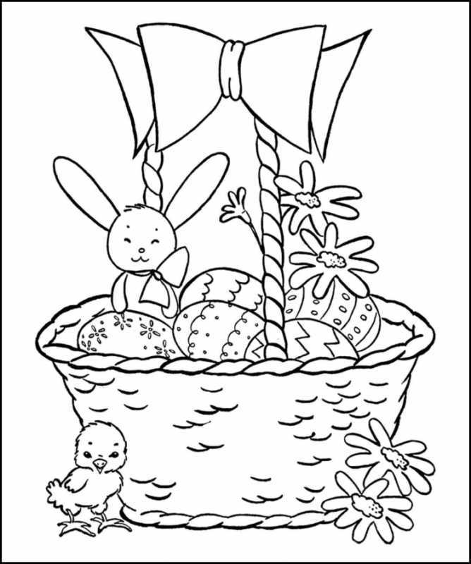Раскраска Пасха