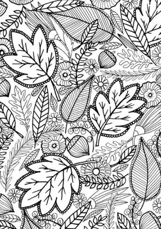 Осенние забавы раскраска