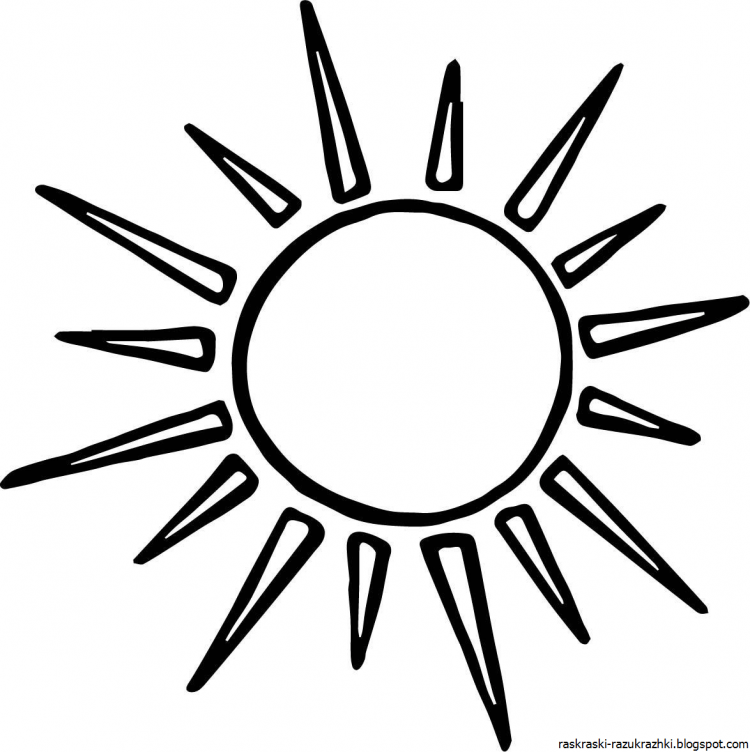 Лето раскраска для детей