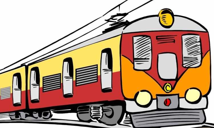 Поезд мультяшный