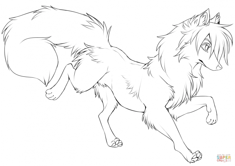 Раскраски Волков