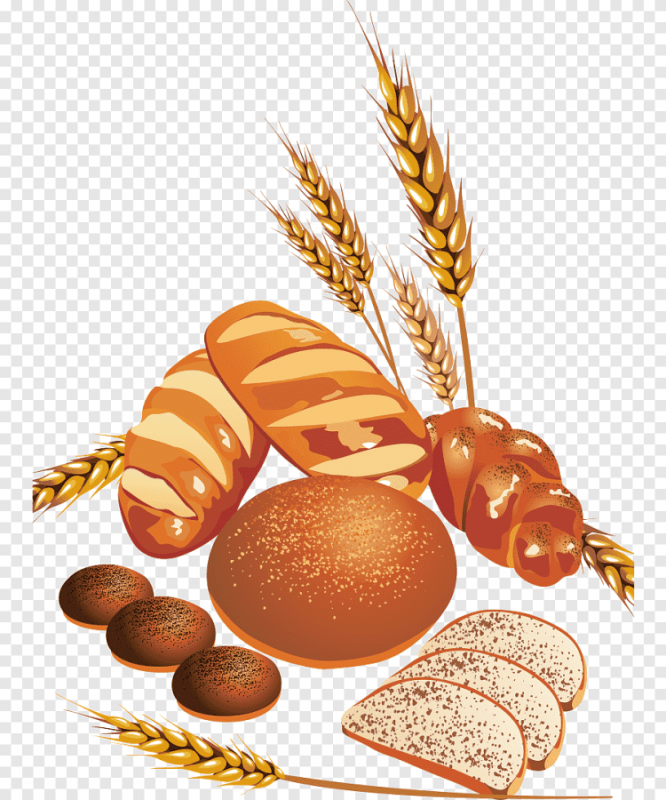 Хлеб нарезанный вектор