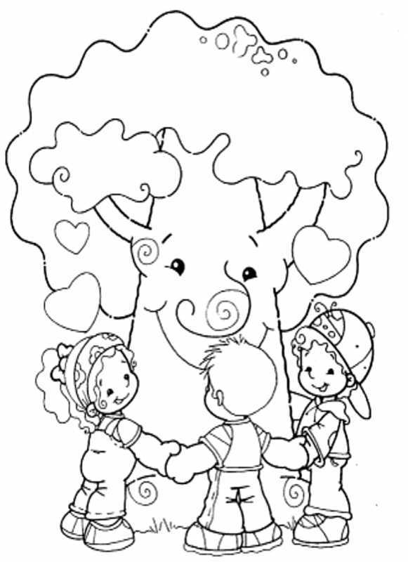 День земли раскраска