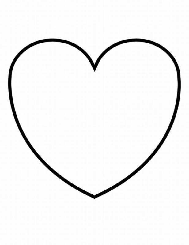 Сердце шаблон