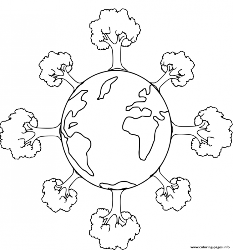Раскраски земля наш общий дом для детей